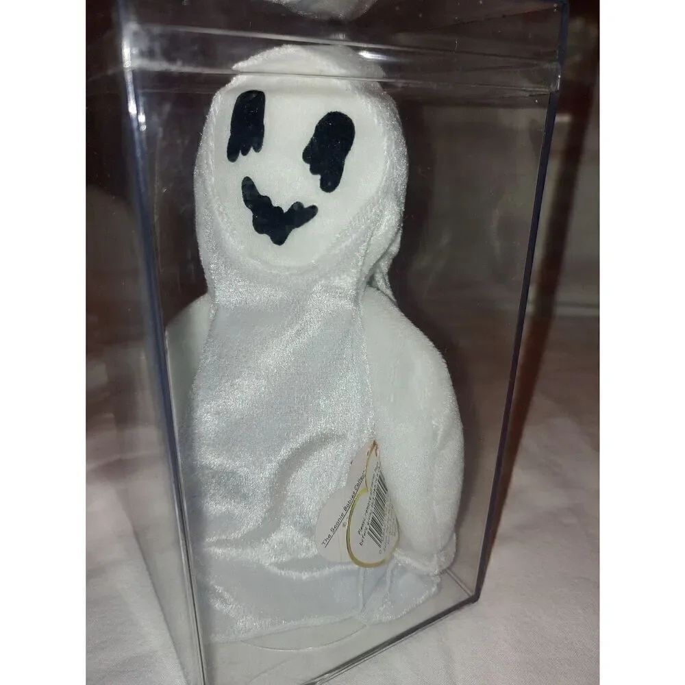Ty Beanie Baby 9" SHEETS Ghost DOB: October 31, 1999